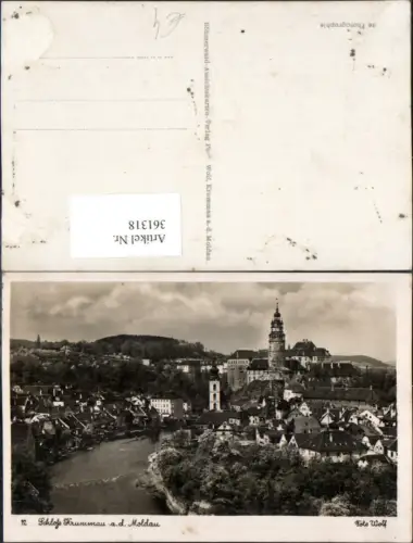 361318,Cesky Krumlov Schloss Krumau an d. Moldau Totale pub Foto Wolf 12