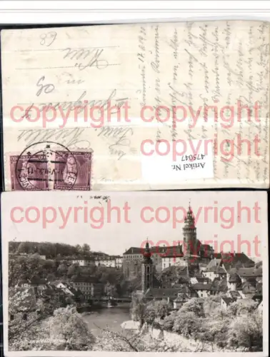 475047,Krummau Krumau Cesky Krumlov Totale m. Schloss