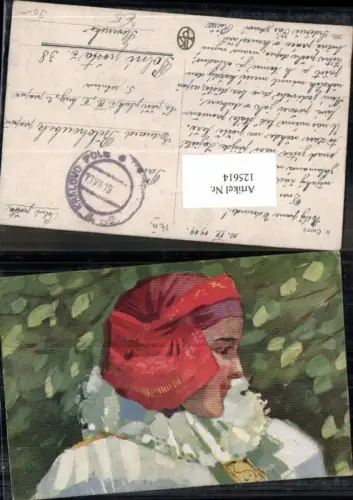 125614,Tschechische Trachten Volkstracht Tracht Mähren R. Cerny 1919