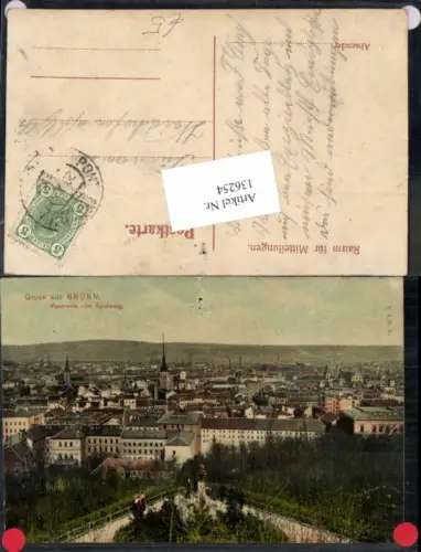 136254,Gruss aus Brünn Brno Spielberg Panorama