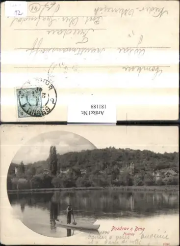 181189,Südmähren Pozdrav z Brna Pisarky Partie Boot