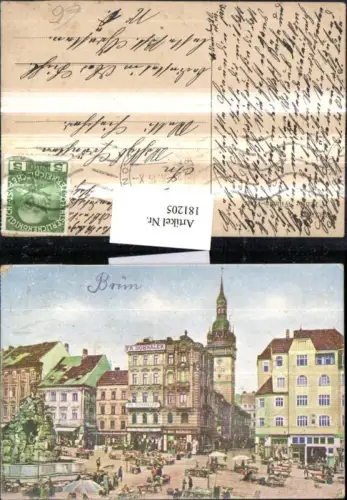 181205,Südmähren Brünn Brno Hauptplatz Platz Fr. Dohnalek Turm