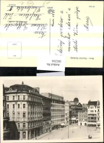 181216,Südmähren Brünn Brno Namesti Svobody Platz Ortsansicht