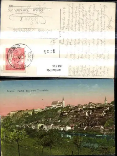 181234,Südmähren Znaim Znojmo Partie a. d. Thayatale Totale