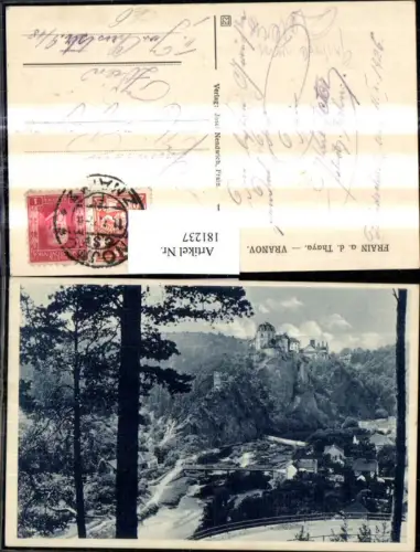 181237,Südmähren Frain a. d. Thaya Vranov nad Dyji Schloss Partie
