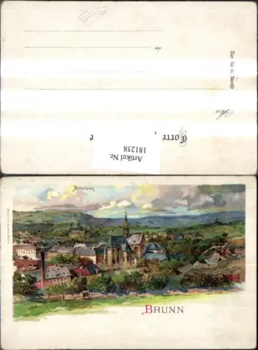 181258,Südmähren Brünn Brno Altbrünn Teilansicht