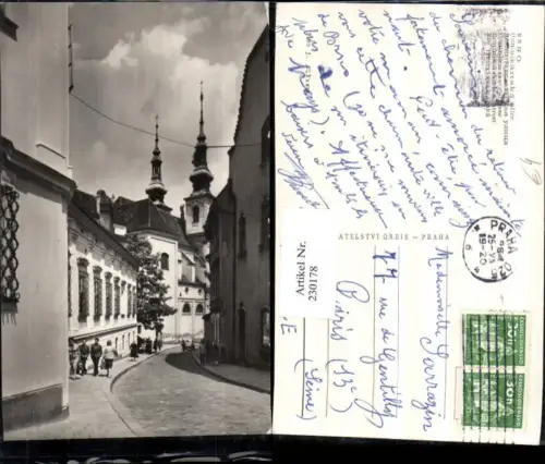 230178,Brno Brünn Dominikaner-Gasse Straßenansicht