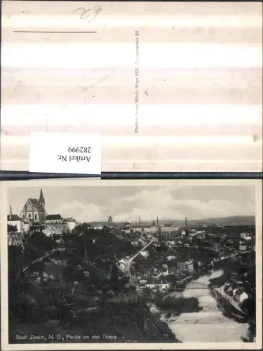282999,Znaim Znojmo Totale Partie an d. Thaya