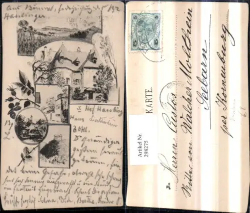 298275,Brno Brünn Landschaft Hof Hassburg Ansichten Mehrbildkarte