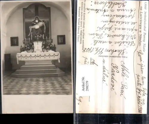 298279,Slavkov u Brna Oltar Sedmibolestne Panny Marie na Lutrstegu u Nemcan Kirchenaltar