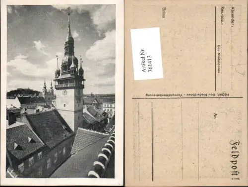 361413,Brno Brünn Teilansicht Rathaus Turm