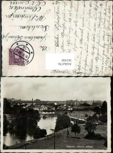 361430,Hodonin Göding Celkovy pohled Teilansicht Fluss