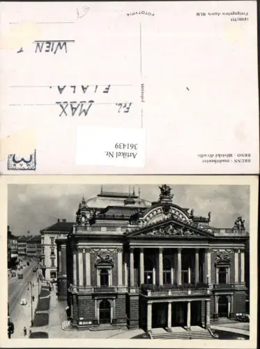 361439,Brno Brünn Mestske divadlo Stadttheater Theater Gebäude