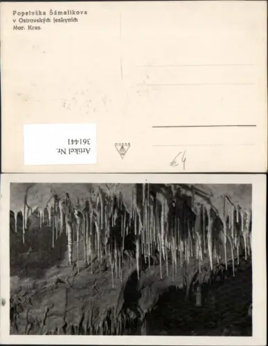361441,Vilemovice u Macochy Popeluska Samalikova v Ostrovskych jeskynich Höhle