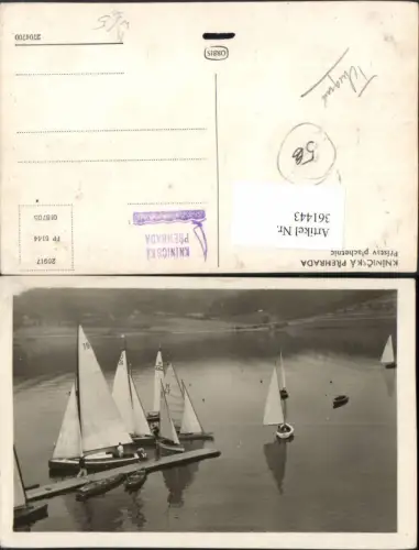361443,Vranov nad Dyji Kninicska Prehrada Pristav plachetnic Steg Segelboote