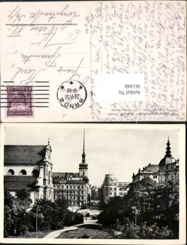 361446,Brno Brünn Lazanskeho namesti Kostel sv. Tomase St. Thomas-Kirche