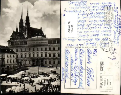 437335,Brno Brünn Namesti Platz Markt Gebäude Kirche
