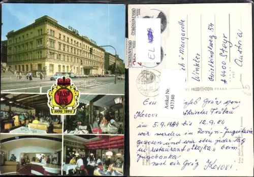 437340,Brno Brünn Interhotel Grand Innenansichten Mehrbildkarte