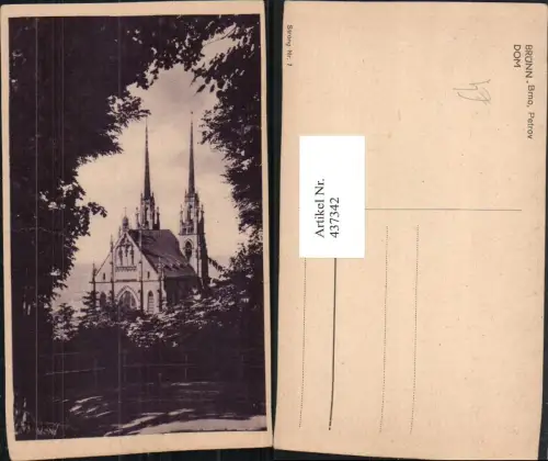 437342,Brno Brünn Petrov Dom Kirche