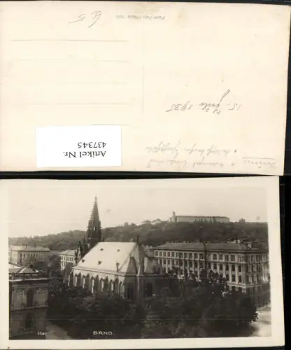 437345,Brno Brünn Teilansicht Kirche