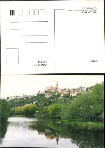 437351,Znojmo Znaim an d. Thaya Teilansicht Fluss