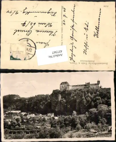 437367,Frain an d. Thaya Vranov nad Dyji Teilansicht m. Schloss