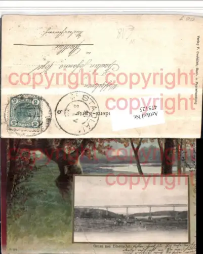 475125,Künstler AK Gruß aus Eibenschitz Ivancice Brücke Passepartout