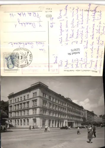 523275,Brno Brünn namesti 1. maje hotel Brno Hotel Gebäude