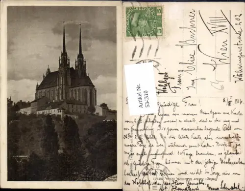 534310,Brünn Brno Petersberg Kirche Dom