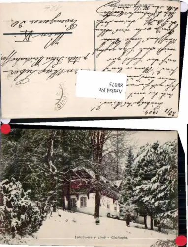 88075,Luhacovice v zime Chaloupka 1908