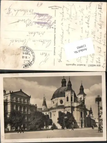 124993,Kromeriz Hauptplatz Namesti legionaru