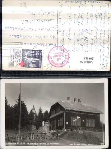 298188,Utuina P. J. R. Na frenstatskem Javorniku b. Velke Karlovice Berghütte