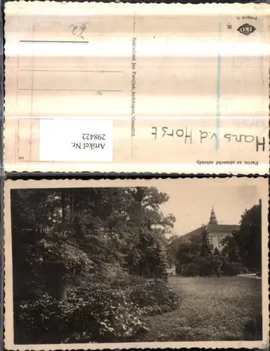 298422,Partie ze zamecke zahrady Schloss b. Kromeriz