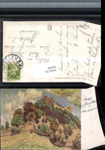 326240,Künstler AK V. Maly Hrad Buchlov Burg b. Buchlowitz Buchlovice