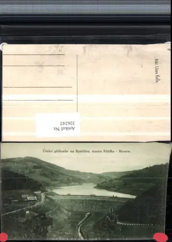 326242,Udolni prehrada na Bystricce stanice Ruzdka Morava b. Vsetin Talsperre