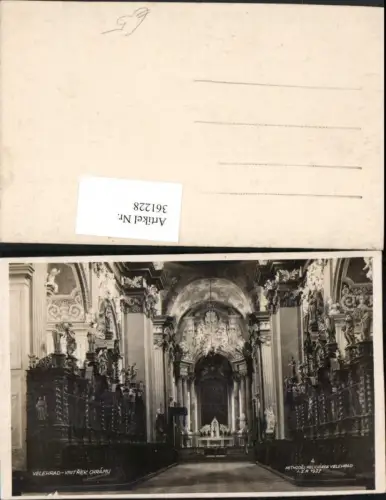 361228,Velehrad Welehrad Vnitrek Chramu Kirche Innenansicht Chorgestühl
