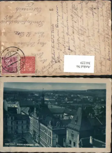 361229,Kromeriz Kremsier Pohled ze Zamecke Veze Teilansicht Schloss