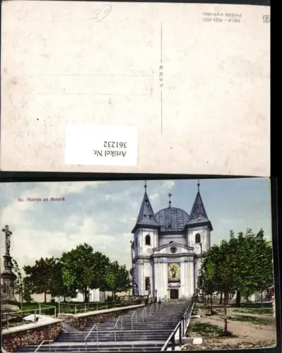 361232,Svaty Hostyn na Morave Hostein Wallfahrtskirche Kirche Kruzifix