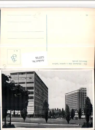 523716,Zlin Obchodni dum a spravni budova Batovych zavodu Gebäude