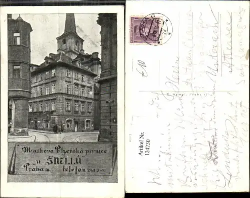 124730,Stadt Prag Praha Gasthaus Snellu Maskova Plzenska