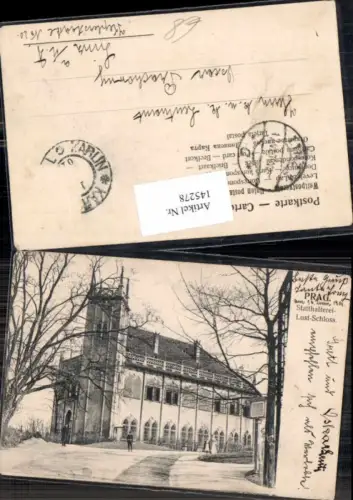 145278,Stadt Prag Praha Stadthalterei Lustschloss 1903
