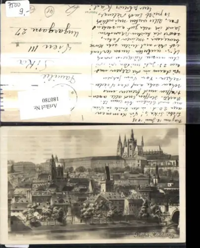 180780,Prag Praha Kradcany Teilansicht
