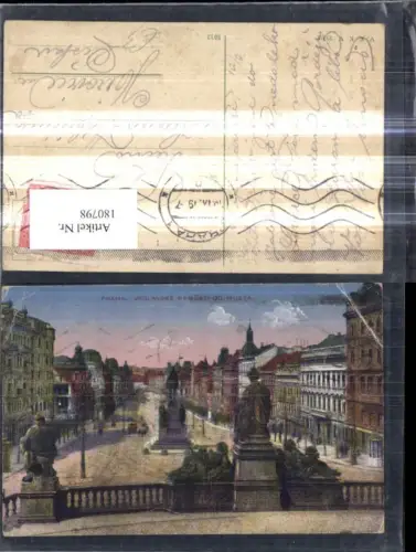 180798,Prag Praha Vaclavske namesti od Musea