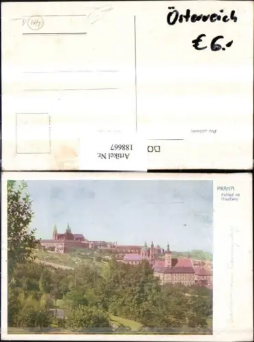 188667,Prag Praha Pohled na Hradcany Ortsansicht