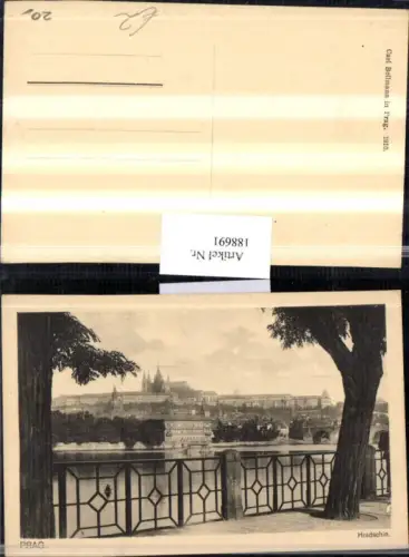 188691,Prag Hradschin Ortsansicht Partie