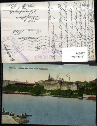 220170,Prag Praha Straka-Akademie u. Hradschin