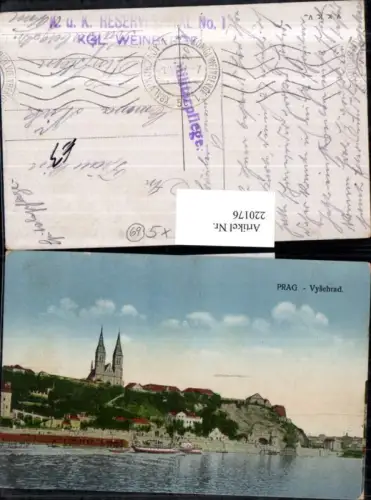 220176,Prag Praha Vysehrad Teilansicht Kirche