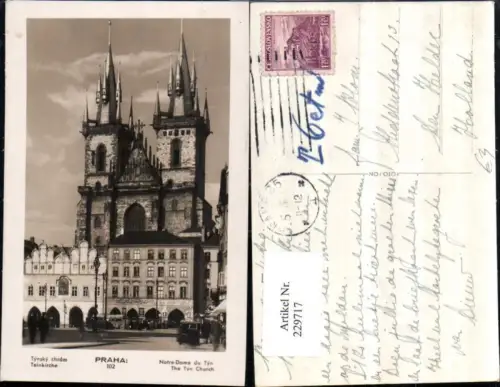 229717,Prag Praha Teinkirche Kirche