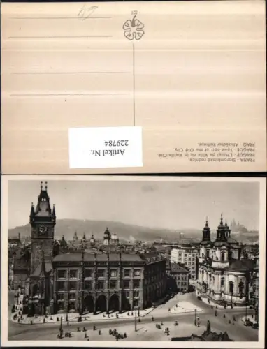 229784,Prag Praha Altstädter Rathaus