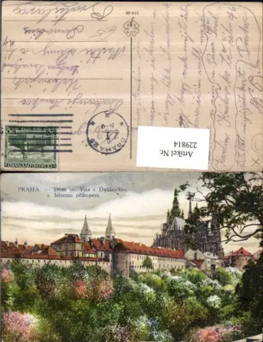 229814,Prag Praha Dom sv. Vita s Daliborkou a Jelenim prikopem Kirche